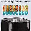 Аерофритюрниця SOKANY SK-ZG-8028 5 л 1400 Вт до 200 °C з таймером і захистом від перегрівання, фото 8