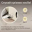Бездротова портативна колонка Bluetooth Platinum C-20 з мікрофоном вологозахисту TF card караоке, фото 6