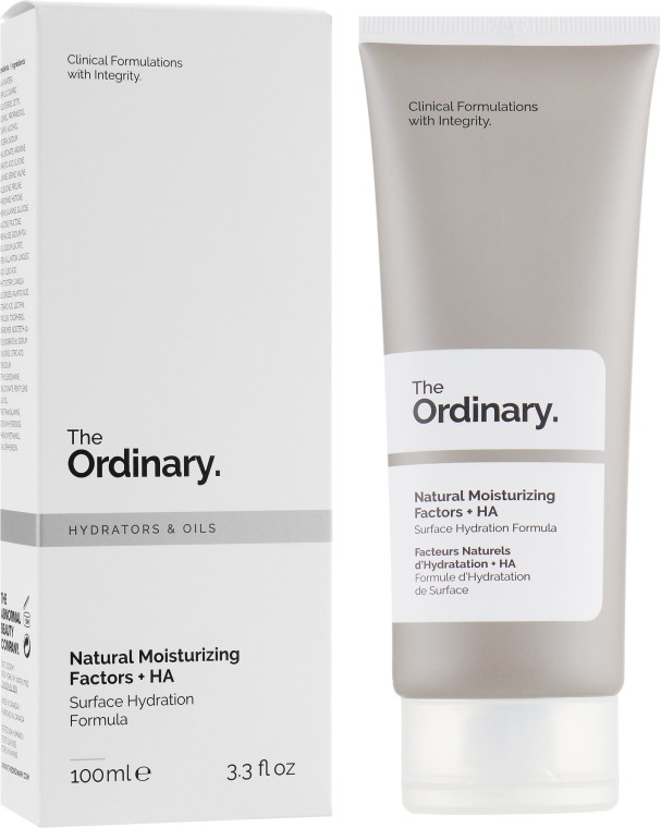 The Ordinary Natural Moisturizing Factors + HA 100 мл зволожуючий крем для обличчя з гіалуроновою кислотою, фото 1