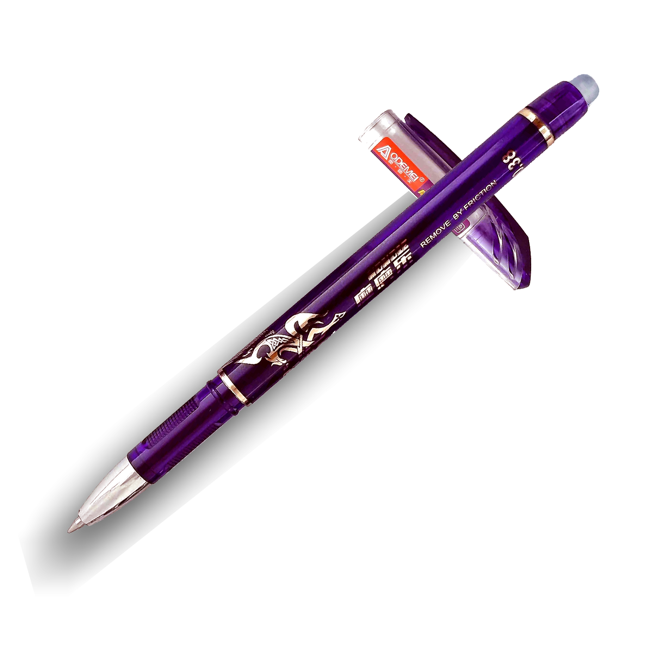 Стиральна ручка піше стирає 0,5 мм фіолет колір