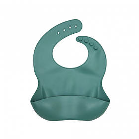 Слинявчик Twins силіконовий, зелений