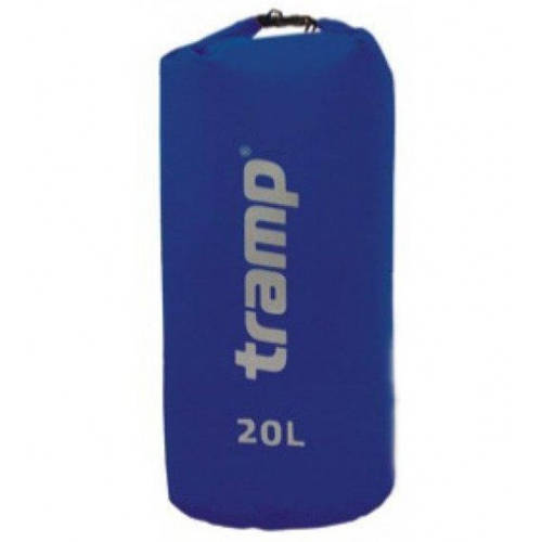Гермомешок 20л с лямками PVC синий Tramp лучшая цена с быстрой ...