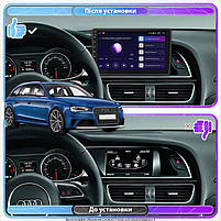 Штатна магнітола Lesko для Audi RS 4 III (B8) 2012-2015 IPS 10" 4/64Gb CarPlay 4G Wi-Fi GPS Prime 4 шт., фото 3