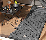 Надувний туристичний матрац з подушкою 190 х 58 см Bass Polska BH 41965, фото 2