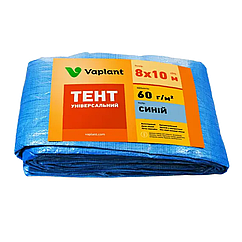 Тент 8х10м 60г/кв.м поліпропіленовий з люверсами