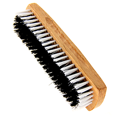 Щітка для одягу 17 см штучний чорно білий ворс