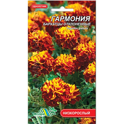Чорнобривці Гармонія відхилені квіти однорічні, насіння 0.1 г