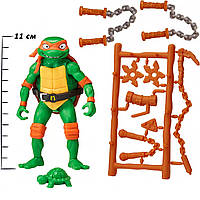 Фигурка Черепашки-ниндзя Микеланджело 11 см Teenage Mutant Ninja Turtles Mayhem 4.25 Michelangelo Оригинал