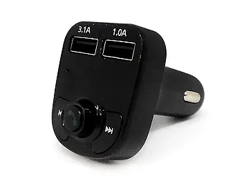 Автомобільний FM модулятор трансмітер Bluetooth X8C Чорний