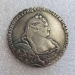 Сувенір монета 1 Рубль 1740 року Анна Іванівна