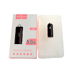 Автомобільна універсальна зарядка "Veron Premium T05" Quick Charge з 1 USB входом на 3.0А