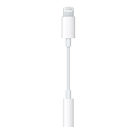 Кабель - Переходник Lightning - mini jack 3.5 mm. Для Подключения Наушников к iPhone AUX-Адаптер |White|