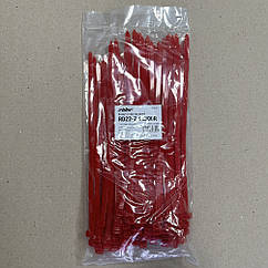 Хомут пластиковий 3.6х300 мм. червоний 100 шт./пач. пр. RIDER RD22-3.6х300R