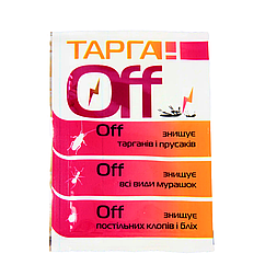 Концентрат від тарганів, мурах, бліх та клопів Тарган Off 2 г (водорозчинний концентрат)