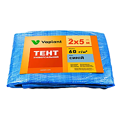 Тент 2х5м 60г/кв.м поліпропіленовий з люверсами