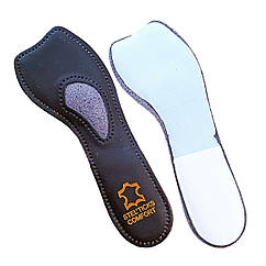 Напівстільник ортопедичний для модельного взуття з каблуком Stel Ticks Comforte 22 см Чорний