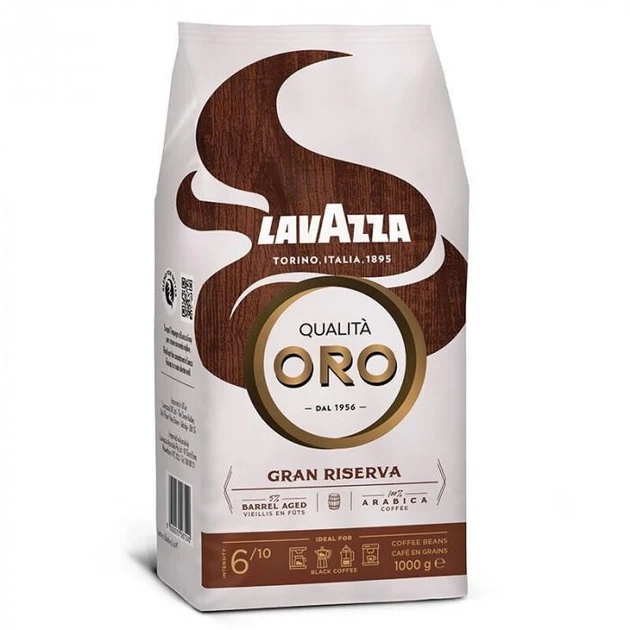 Кава в зернах Lavazza Qualita Oro Gran Riserva 1 кг