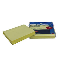 Папір для нотаток з липким шаром 76х76мм 100 аркушів