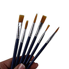 Набір пензлів для малювання 6 шт