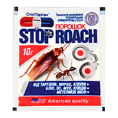 Концентрат від тарганів, мурах, бліх і клопів Stop Roach водорозчинний 10 г