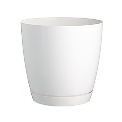Горщик круглий Toscana 15 см білий