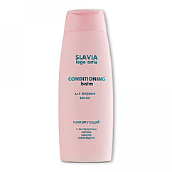 Бальзам-кондиціонер тонізуючий для жирного волосся Slavia Lege Artis ТМ Aromat 400 мл