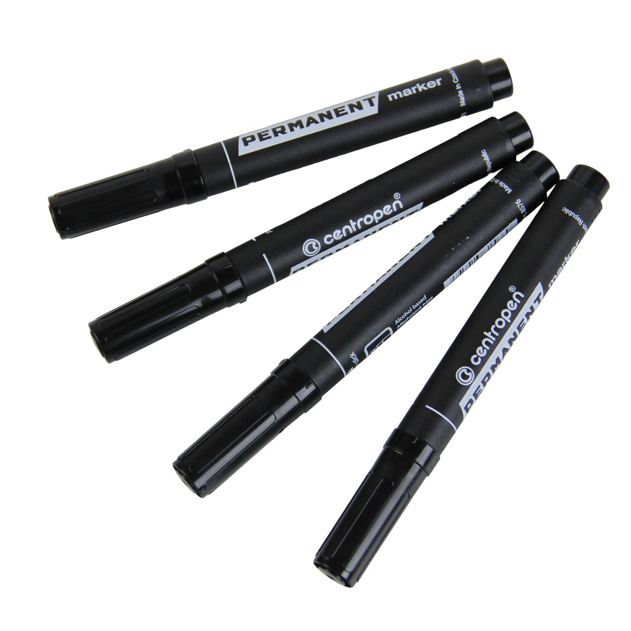 Маркер перманентний спиртової Centropen товстий чорний