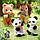 Sylvanian Families семья панд Calico critters Wilder Panda Bear Family, фото 5