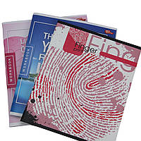 Тетрадь в клетку 96 листов цветная обложка