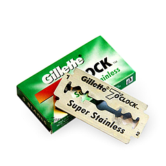 Леза для гоління Gillette 7o'clock 5 шт з нержавіючої сталі