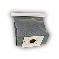 Багаторазовий мішок для пилососів 2 л універсальний тканинний з пластиковим кріпленням 11х10 см