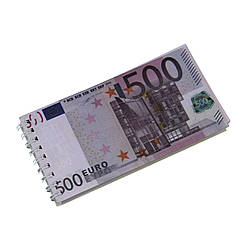 Блокнот для нотаток 500 € на пружині