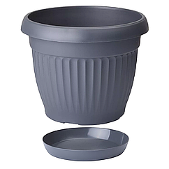 Горщик із підставкою Дона 65 см антрацит