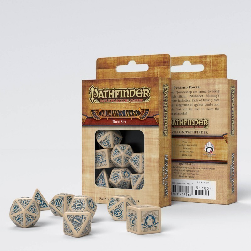 Набір Дайсів Pathfinder Mummy`s Mask Dice Set - фото 1 - id-p1628387554