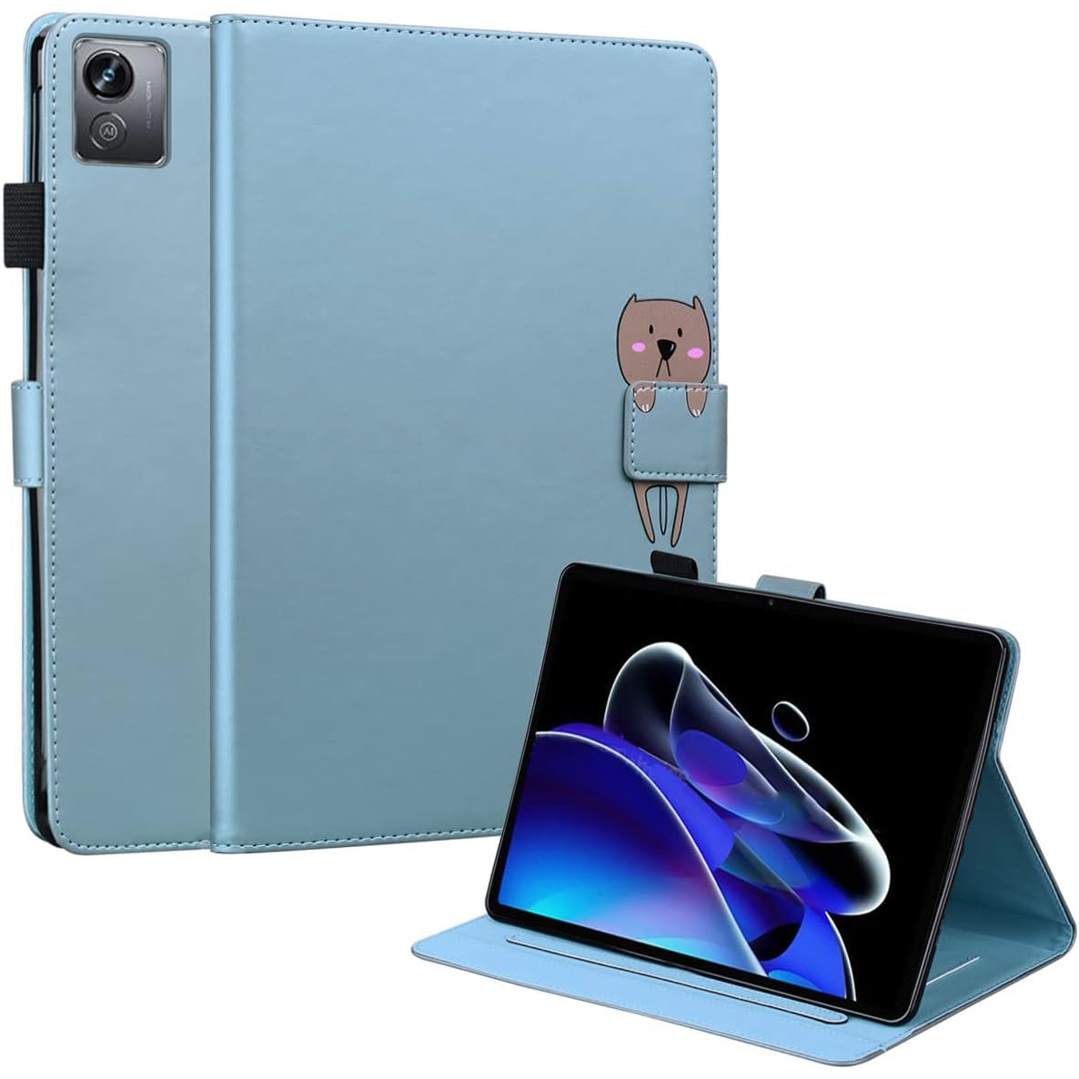 Чохол-книжка Animal Wallet для Realme Pad X Bear