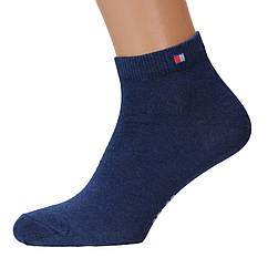 Шкарпетки чоловічі короткі демісезонні Житомир 25-27 розмір (39-42 взуття) спортивні темно-синій