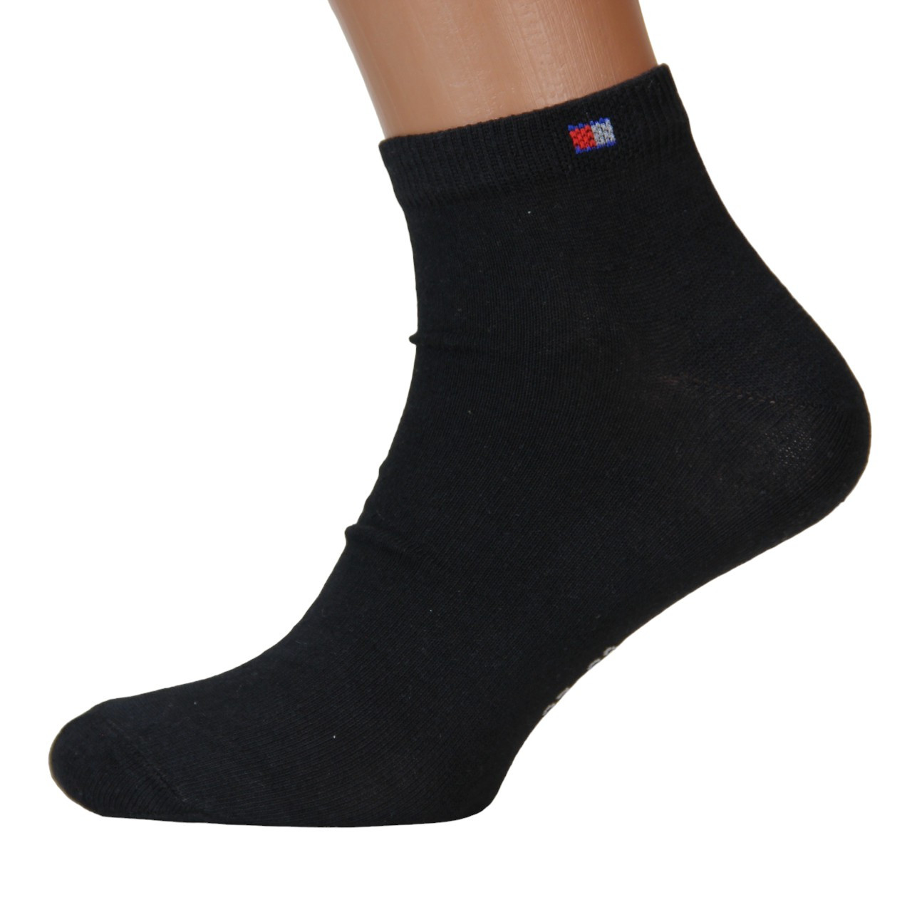 Шкарпетки чоловічі короткі демісезонні Житомир 25-27 розмір (39-42 взуття) спортивні чорний