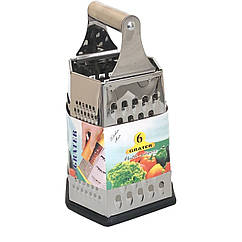 Терка кухонна конусна шестигранна металева ручка 20 см