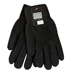 Рукавички чоловічі з начосом осінь-зима розмір M-XL чорний