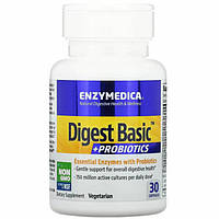 Ферменты и пробиотики Enzymedica Digest Basic + Probiotics 30 caps