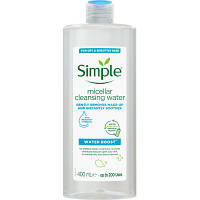 Популярний! Міцелярна вода Simple Micellar Cleansing Water Pentavitin & Prebiotic 400 мл (8710908711619) - Краща якість тільки на