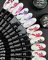 Гель краска для росписи ногтей Designer professional paint gel объем 5 мл цвет розовый