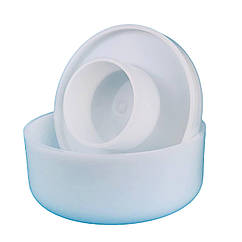 Форма для приготування твердого сиру з поршнем кругла на 2,3 л