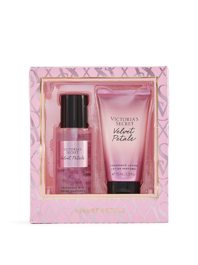 Подарунковий набір Victorias Secret Velvet Petals Set лосьйон та спрей для тіла 2*75 мл