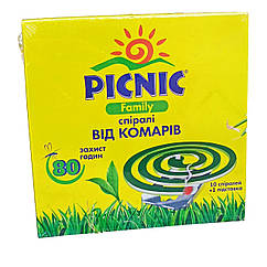 Спіралі від комарів Picnic Family 10 шт