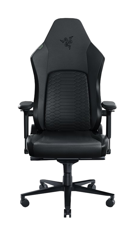 Геймерське крісло Razer Iskur V2 Black ігрове розкладне з підлокітниками та регулюванням висоти, фото 1