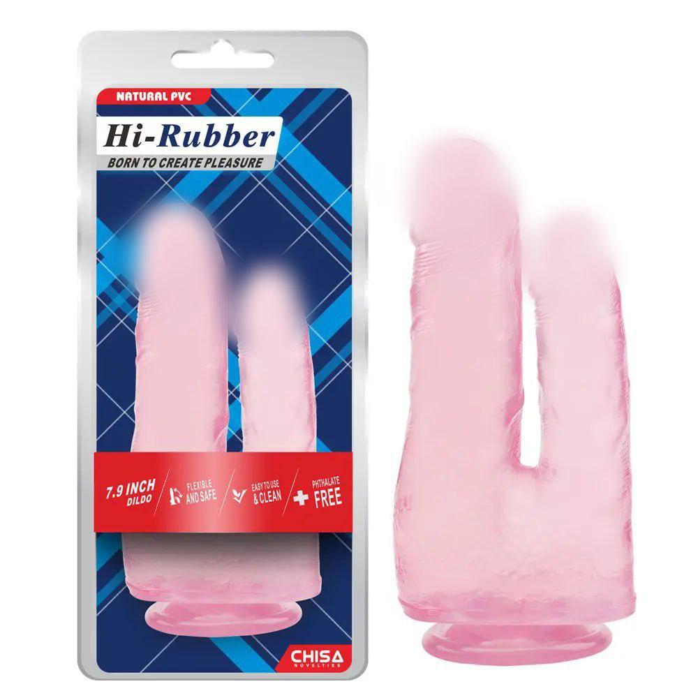 CH31256 фалоімітатор подвійний Chisa Hi-Rubber 7.9 KTT