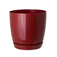 Горщик круглий Toscana 13 см бордо