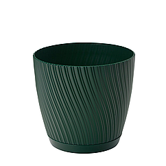 Горщик круглий Mika 19 см лісовий мох