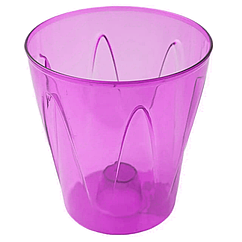 Кашпо для орхідей Аркада 13 см малинове